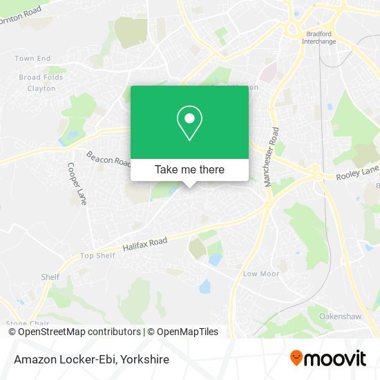 Amazon Locker-Ebi map
