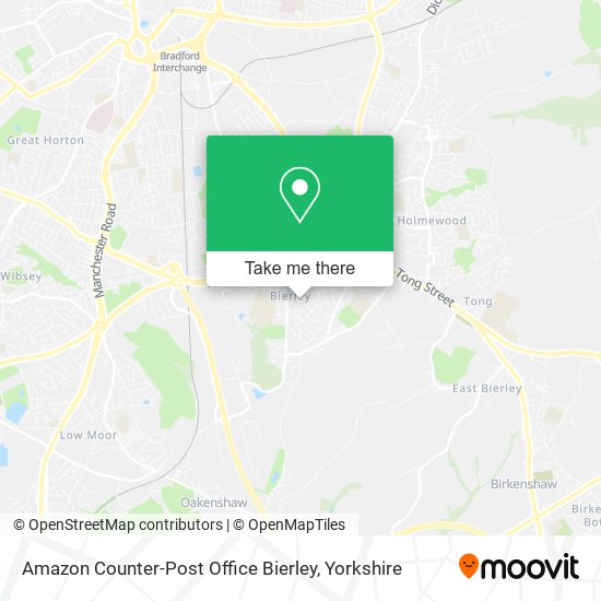 Amazon Counter-Post Office Bierley map