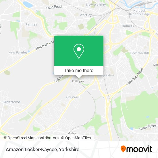 Amazon Locker-Kaycee map