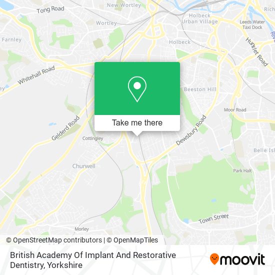 British Academy Of Implant And Restorative Dentistry map