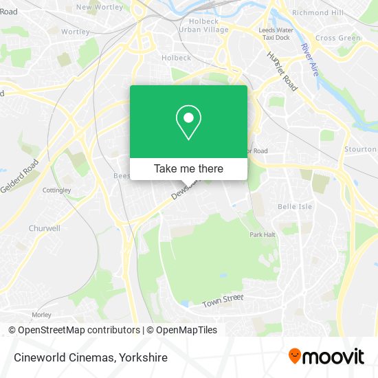 Cineworld Cinemas map