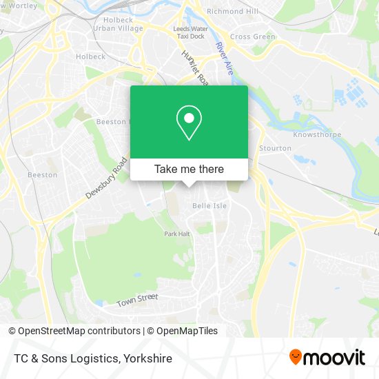 TC & Sons Logistics map