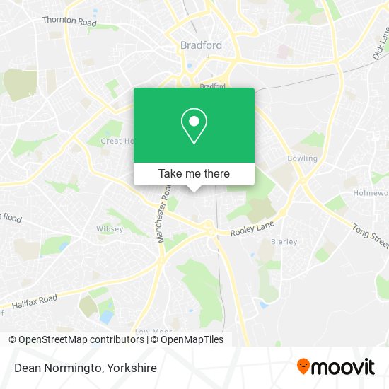 Dean Normingto map