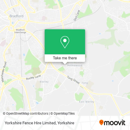 Yorkshire Fence Hire Limited map