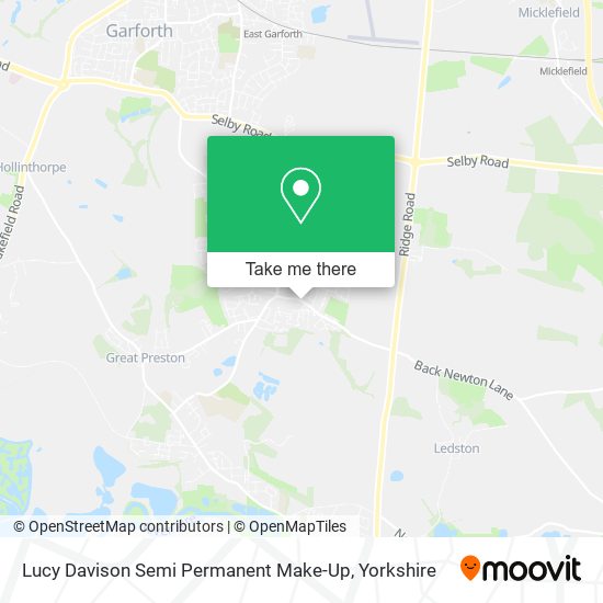 Lucy Davison Semi Permanent Make-Up map