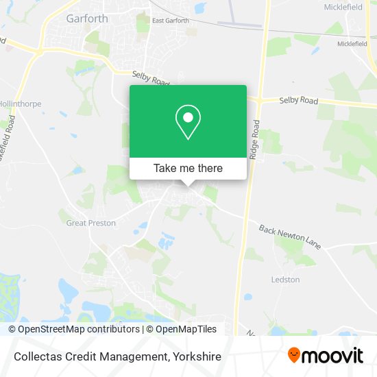 Collectas Credit Management map