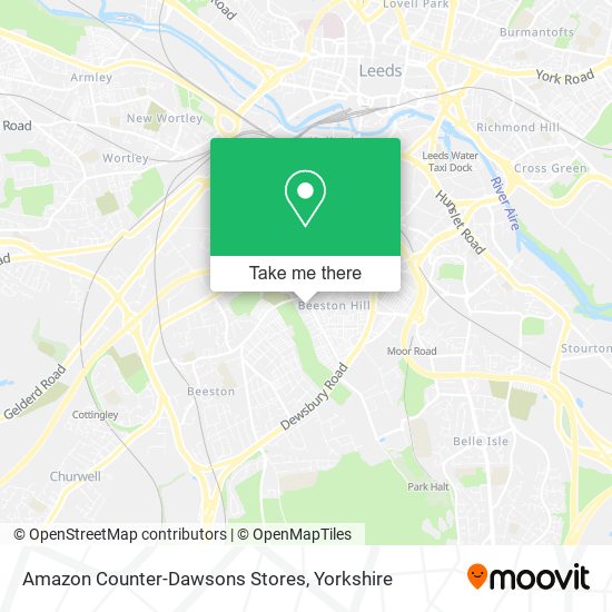 Amazon Counter-Dawsons Stores map