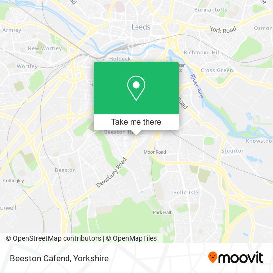 Beeston Cafend map