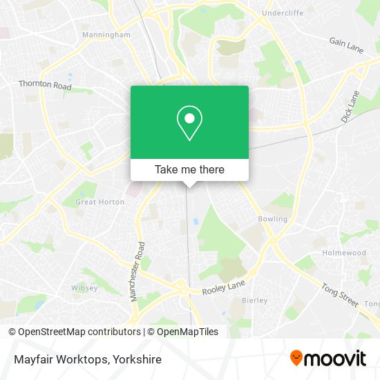 Mayfair Worktops map