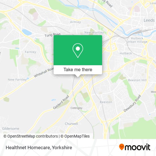 Healthnet Homecare map