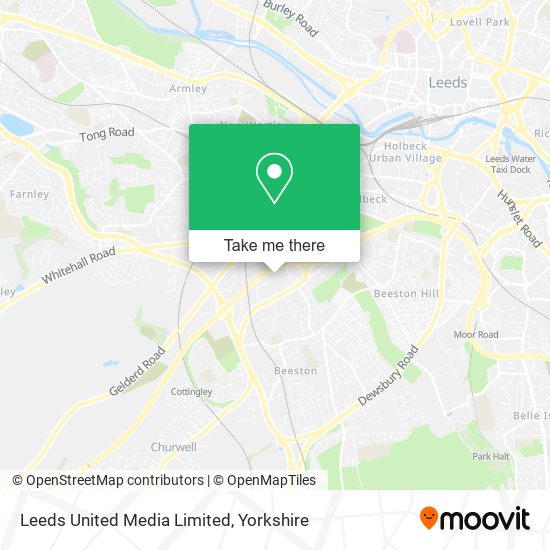 Leeds United Media Limited map