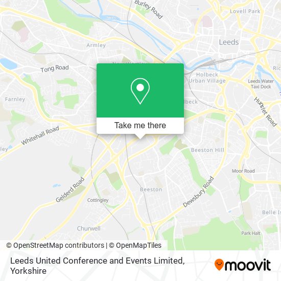 Leeds United Conference and Events Limited map