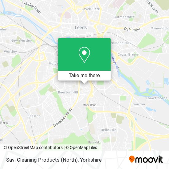 Savi Cleaning Products (North) map