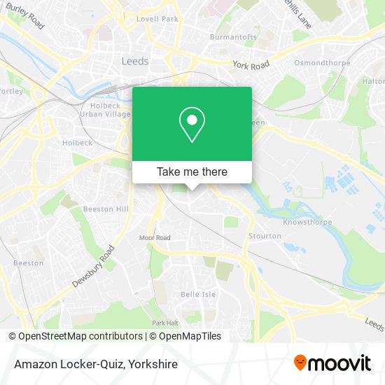 Amazon Locker-Quiz map