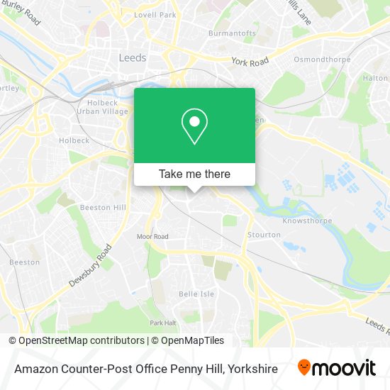Amazon Counter-Post Office Penny Hill map