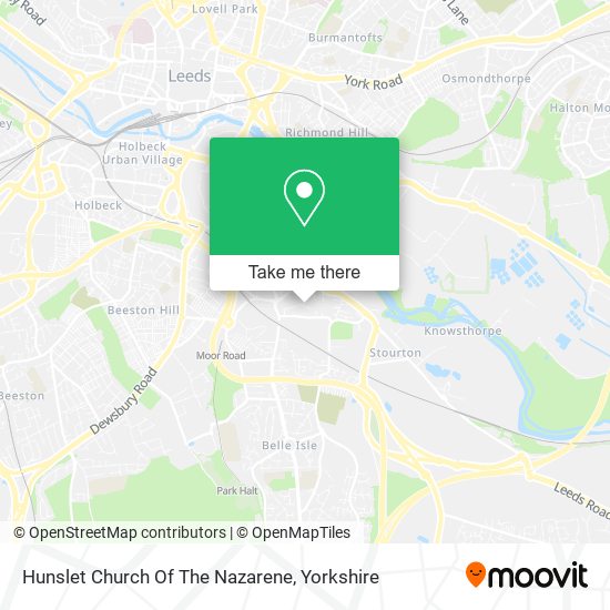 Hunslet Church Of The Nazarene map