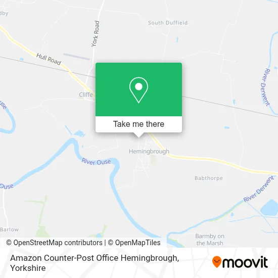 Amazon Counter-Post Office Hemingbrough map