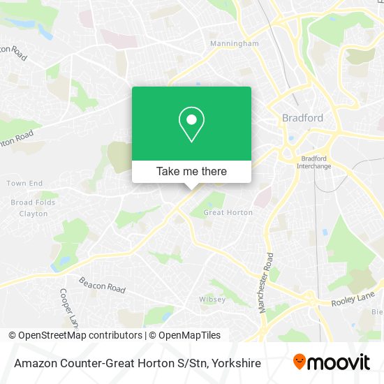 Amazon Counter-Great Horton S / Stn map