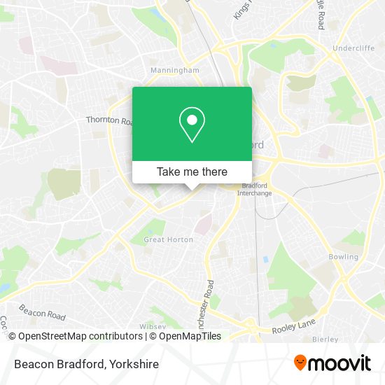 Beacon Bradford map
