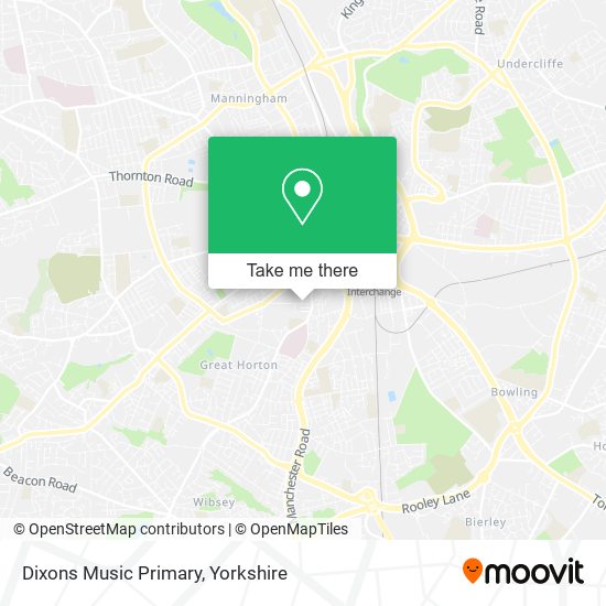 Dixons Music Primary map