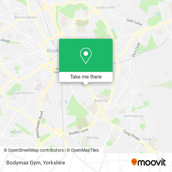 Bodymax Gym map