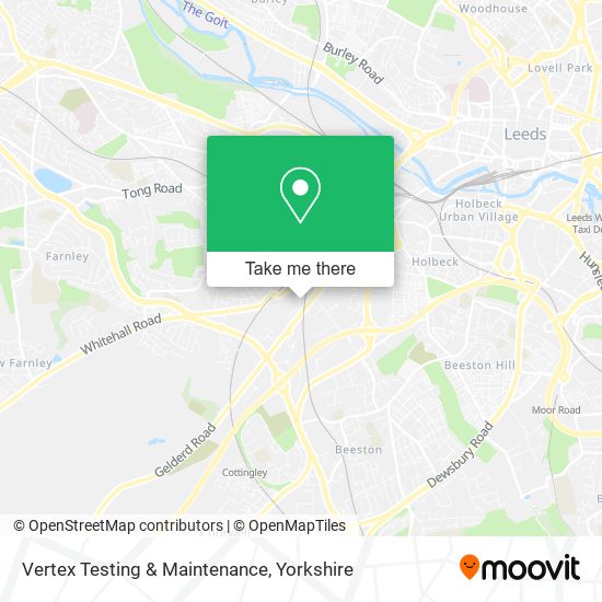 Vertex Testing & Maintenance map