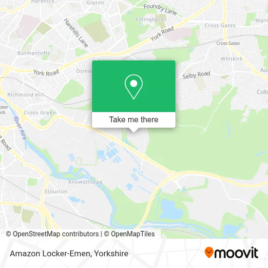 Amazon Locker-Emen map
