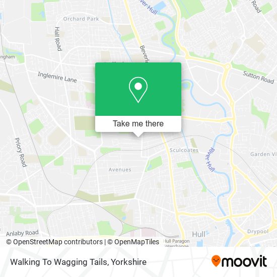 Walking To Wagging Tails map