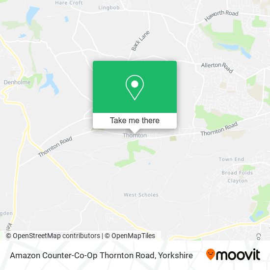 Amazon Counter-Co-Op Thornton Road map