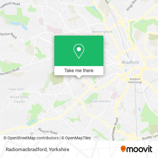 Radiomacbradford map