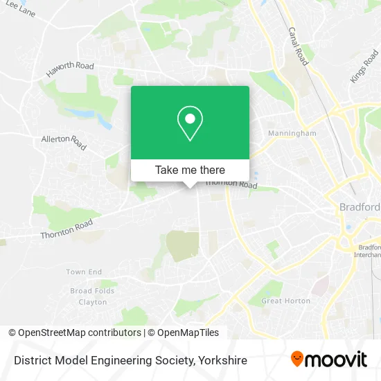 District Model Engineering Society map