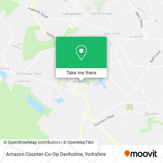 Amazon Counter-Co-Op Denholme map