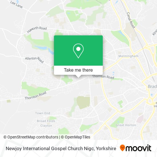 Newjoy International Gospel Church Nigc map