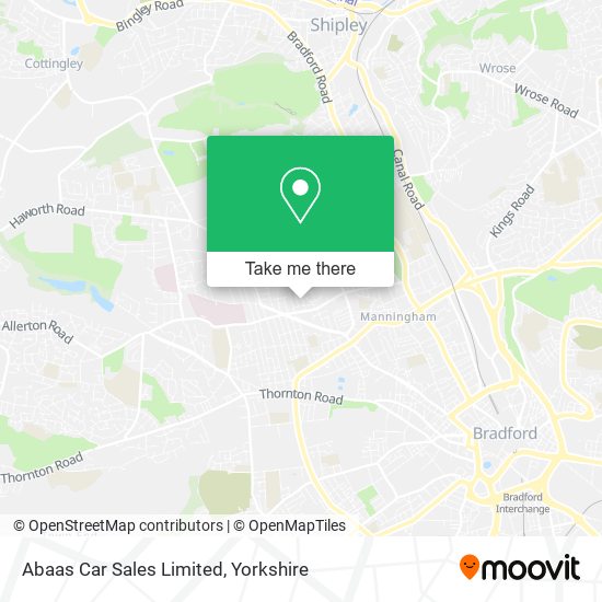 Abaas Car Sales Limited map