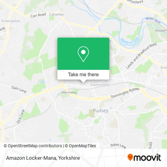 Amazon Locker-Mana map