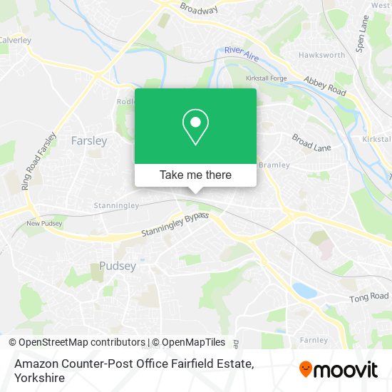 Amazon Counter-Post Office Fairfield Estate map