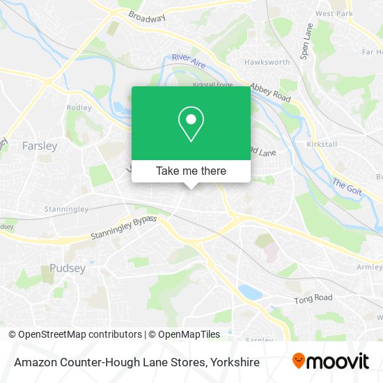 Amazon Counter-Hough Lane Stores map