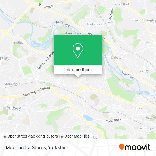 Moorlandra Stores map