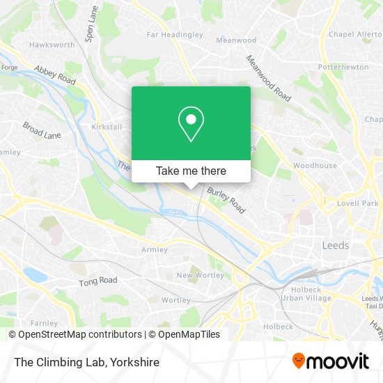 The Climbing Lab map