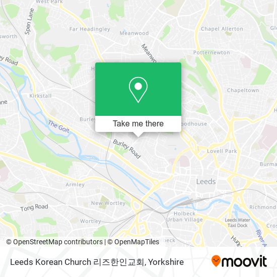 Leeds Korean Church 리즈한인교회 map