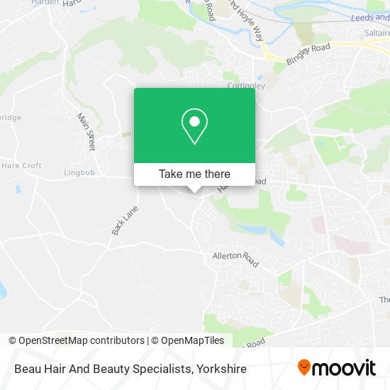 Beau Hair And Beauty Specialists map