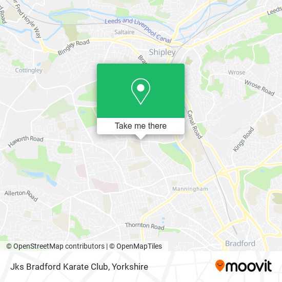 Jks Bradford Karate Club map