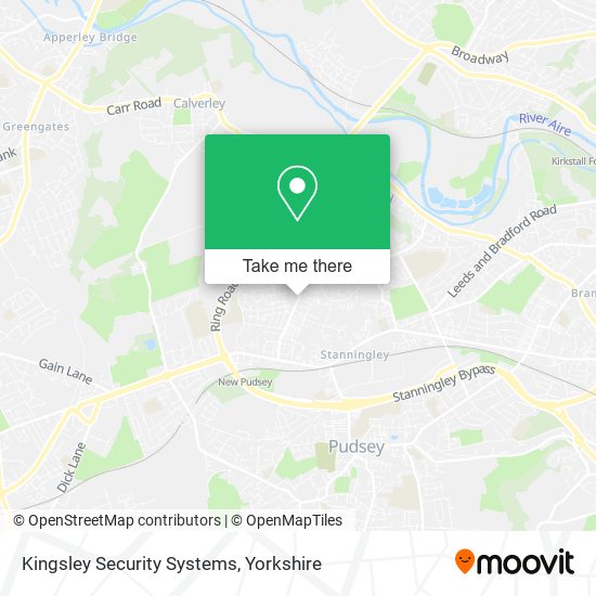 Kingsley Security Systems map
