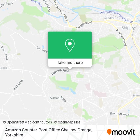 Amazon Counter-Post Office Chellow Grange map