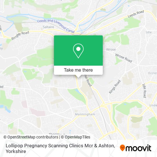 Lollipop Pregnancy Scanning Clinics Mcr & Ashton map