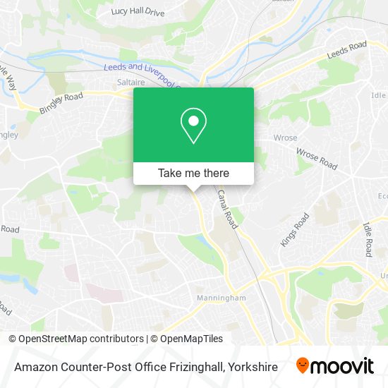 Amazon Counter-Post Office Frizinghall map