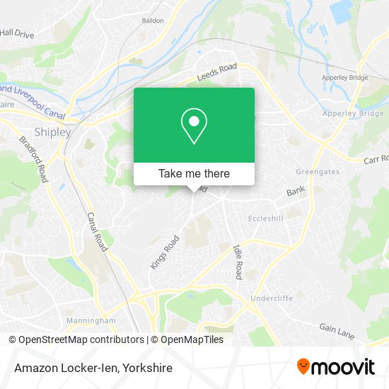 Amazon Locker-Ien map