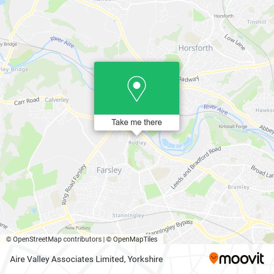 Aire Valley Associates Limited map