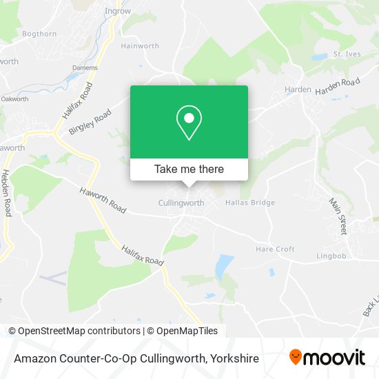 Amazon Counter-Co-Op Cullingworth map