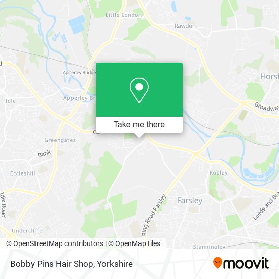 Bobby Pins Hair Shop map